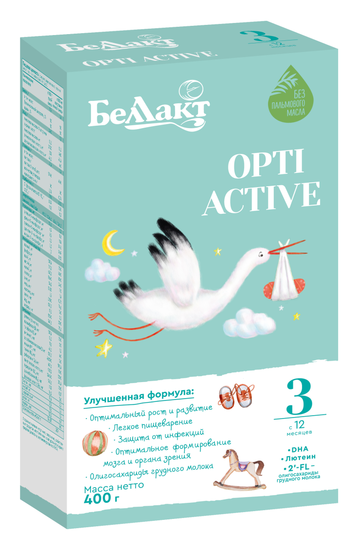 Напиток сухой молочный «BELLAKT ОPTI ACTIVE 3» обогащенный витаминами и минералами